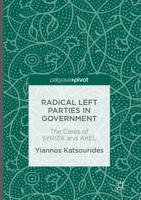 Radical Left Parties in Government : The Cases of SYRIZA and AKEL