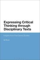 Expressing Critical Thinking Through Disciplinary Texts