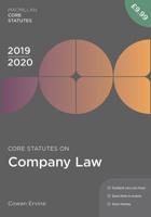 Core Statutes on Company Law 2019-20