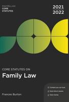 Core Statutes on Family Law 2021-22