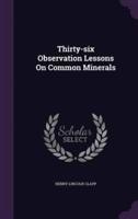 Thirty-Six Observation Lessons On Common Minerals