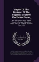 Report Of The Decision Of The Supreme Court Of The United States,