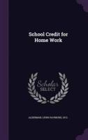 School Credit for Home Work