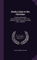 Death a Gain to the Christian