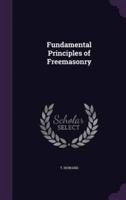 Fundamental Principles of Freemasonry