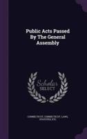 Public Acts Passed By The General Assembly
