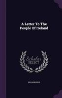 A Letter To The People Of Ireland