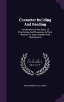 Character Building And Reading