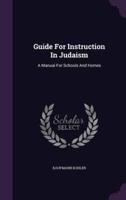 Guide For Instruction In Judaism