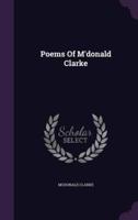 Poems Of M'donald Clarke