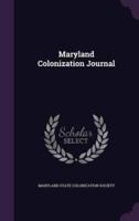 Maryland Colonization Journal