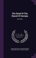 The Dead Of The Synod Of Georgia