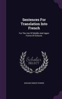 Sentences For Translation Into French