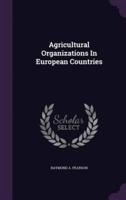 Agricultural Organizations In European Countries