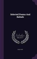 Selected Poems And Ballads