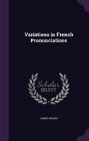 Variations in French Pronunciations
