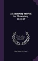 A Laboratory Manual for Elementary Zoology