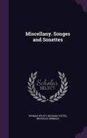 Miscellany. Songes and Sonettes