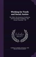 Working for Youth and Social Justice