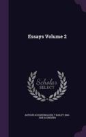 Essays Volume 2