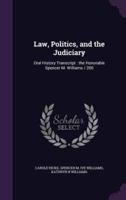 Law, Politics, and the Judiciary