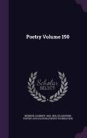 Poetry Volume 190