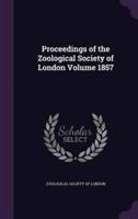 Proceedings of the Zoological Society of London Volume 1857