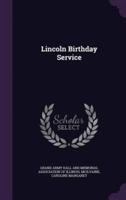 Lincoln Birthday Service