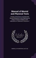 Manual of Mental and Physical Tests
