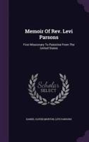 Memoir Of Rev. Levi Parsons