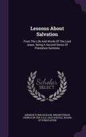 Lessons About Salvation