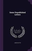 Some Unpublished Letters