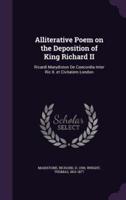 Alliterative Poem on the Deposition of King Richard II