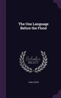 The One Language Before the Flood