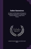 Index Saxonicus