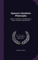 Spencer's Synthetic Philosophy