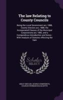 The Law Relating to County Councils
