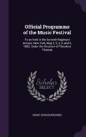 Official Programme of the Music Festival