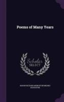 Poems of Many Years