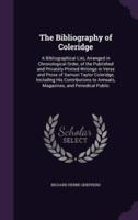 The Bibliography of Coleridge