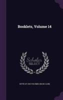 Booklets, Volume 14