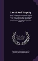 Law of Real Property