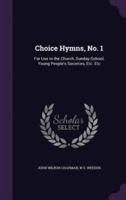 Choice Hymns, No. 1