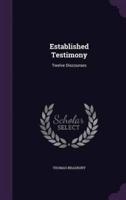 Established Testimony