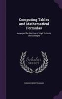 Computing Tables and Mathematical Formulas