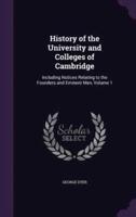 History of the University and Colleges of Cambridge