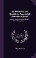 An Historical and Statistical Account of New South Wales