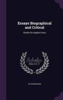 Essays Biographical and Critical