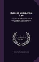 Burgess' Commercial Law