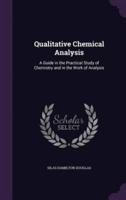 Qualitative Chemical Analysis